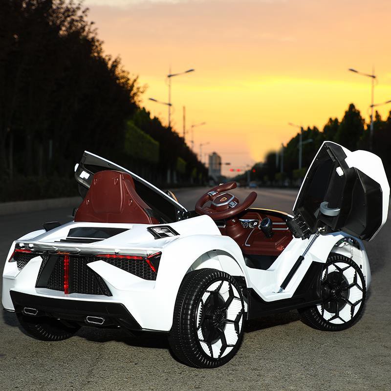 Ô tô điện trẻ em Lamborghini 4 bánh có điều khiển từ xa đồ chơi thể ngồi chở người <