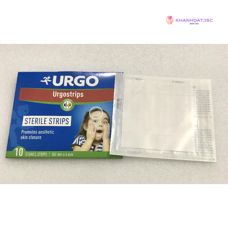 Băng vô trùng thay chỉ khâu Urgostrips 100mm x 6mm