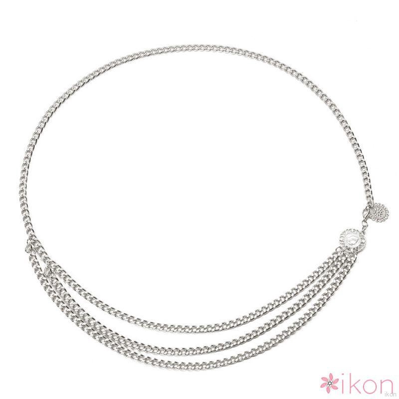 Thắt lưng kim loại nhiều tầng thanh lịch dành cho nữ