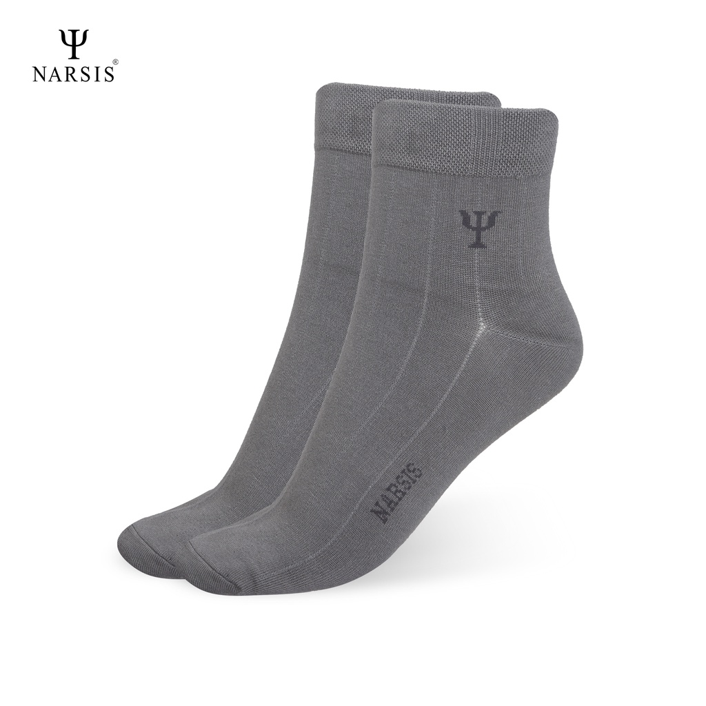 Tất nam Narsis TNA005 cổ ngắn Cotton hàng thiết kế công nghệ khử kháng khuẩn khử mùi