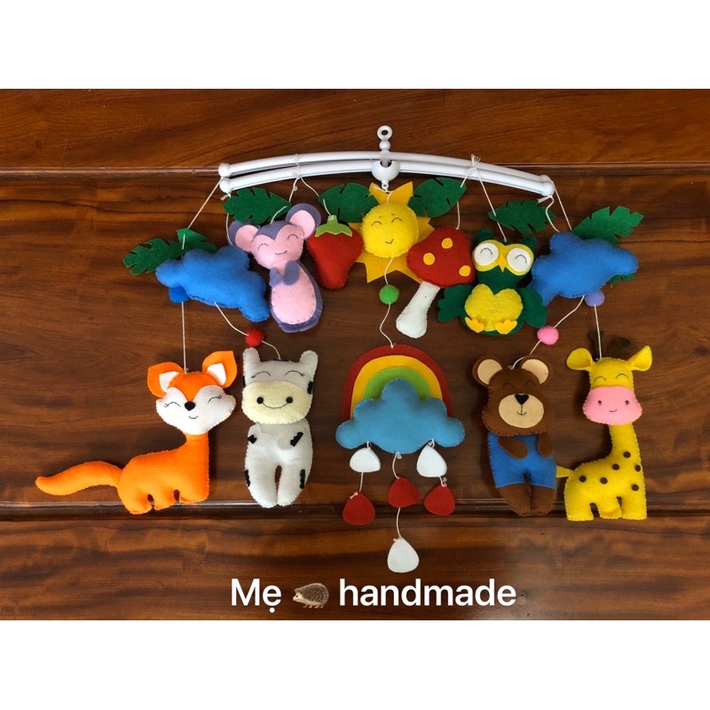 Treo nôi Rừng Nhiệt Đới kích thích thị giác cho bé 3-8m