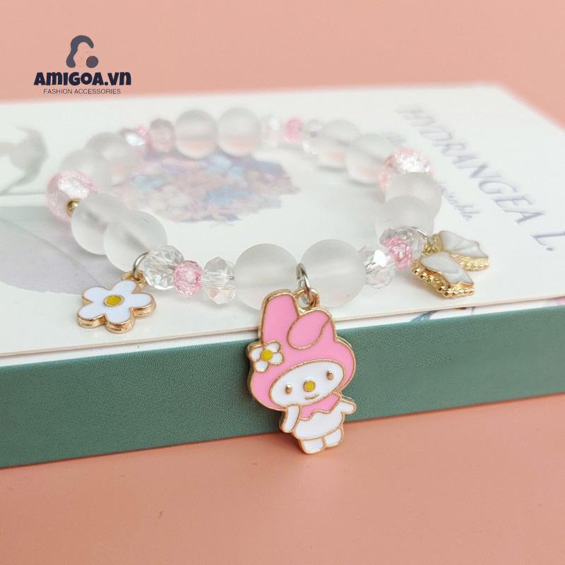 ✨✨Vòng Tay Đính Đá Ngọc Bích Họa Tiết Chú Chó Cinnamon Ngọt Ngào Đơn Giản Thời Trang Cho Nữ