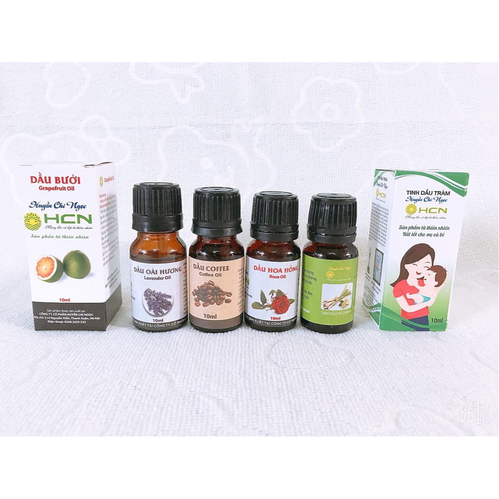 Tinh Dầu Thiên Nhiên  Nguyên Chất Lọ 10ml