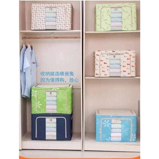 Tủ vải khung sắt đựng đồ đa năng