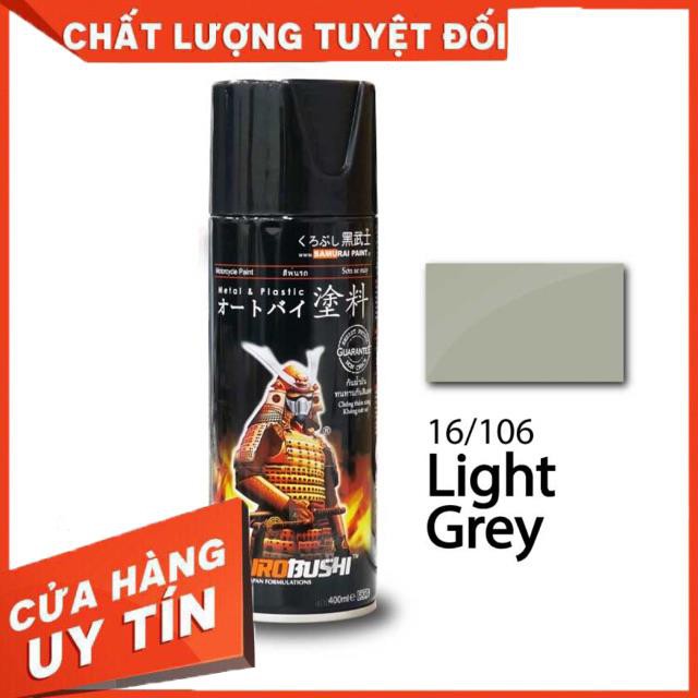 Samurai 106 - Sơn xịt Samurai màu xám sáng 106