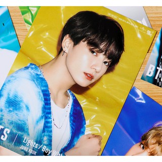 Set 7 card ảnh Lights / Boy With Luv ( A3C06 )