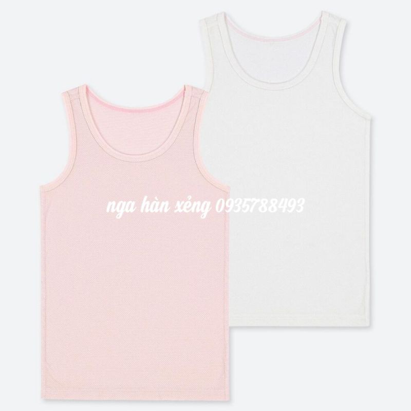 Set 2 áo ba lỗ cho bé chất thun làm mát Airism Uniqlo