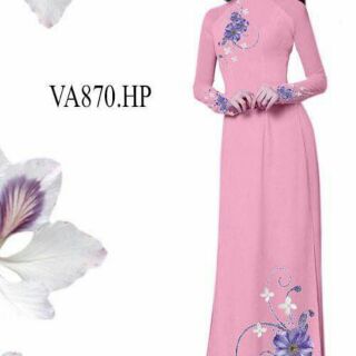 vải áo dài in 3d