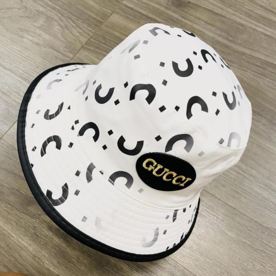[HOT] Mũ bucket, nón tai bèo nữ tag da gucc hàng cao cấp đầy đủ hộp - VIP