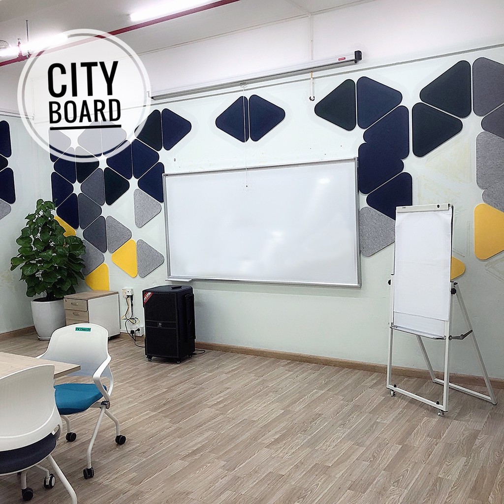 Bảng từ trắng,KT:80x120cm,100x120cm khung to dòng Standard - Bảng Cường Thúy