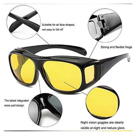 Kính Mát Phân Cực Lái Xe Ban Đêm Cho Nam Nữ