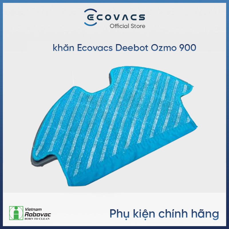 Khăn lau nhà robot hút bụi Ecovacs Deebot OZMO 900 ( 1 cái ) - Hàng Chính Hãng