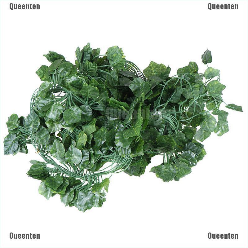 ★Lá Nho Nhân Tạo Bằng Lụa Màu Xanh Lá Cây Treo Trang Trí Nhà Cửa / Tiệc Cưới / Sân Vườn