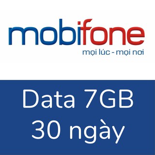 Gói data 3G/4G Mobifone 7GB, 30 ngày
