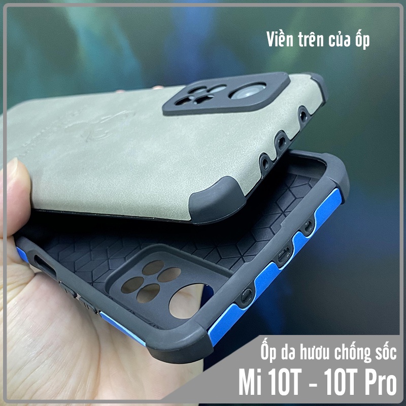 Ốp lưng cho Xiaomi Mi 10T Pro - Redmi K30S da hươu 4 gốc chống sốc