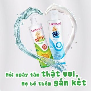 Bộ 2 chai Sữa Tắm Gội Trẻ Em Lactacyd Milky Bảo Vệ, Nuôi Dưỡng Da và Tóc Bé 500ml/chai