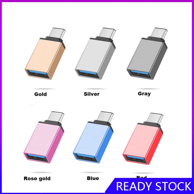 FL【COD Ready】Hub OTG dữ liệu đồng bộ USB-C loại C 3.1 đầu cắm sang lỗ cắm USB 3.0 loại A