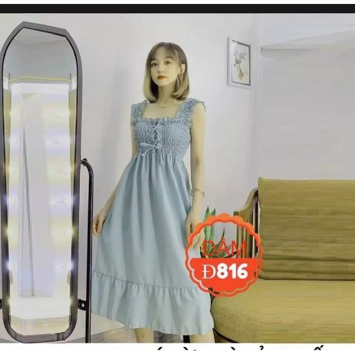 [Mã FAXANH1505 giảm 10K đơn 50K] Đầm rút dây đuôi cá | BigBuy360 - bigbuy360.vn
