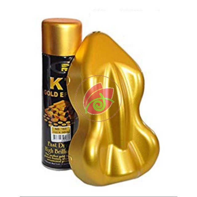 Sơn xịt mạ màu vàng GOLD KT183 Bosny - vàng 24k