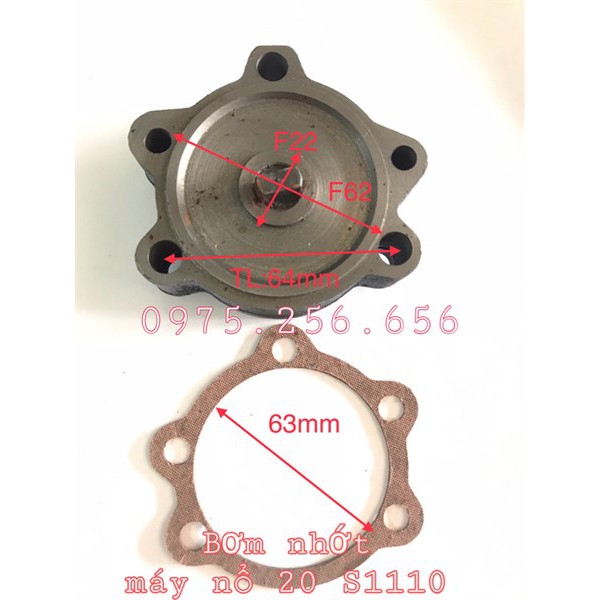 Bơm Nhớt Máy Nổ 20 S1110 Phụ tùng máy nổ