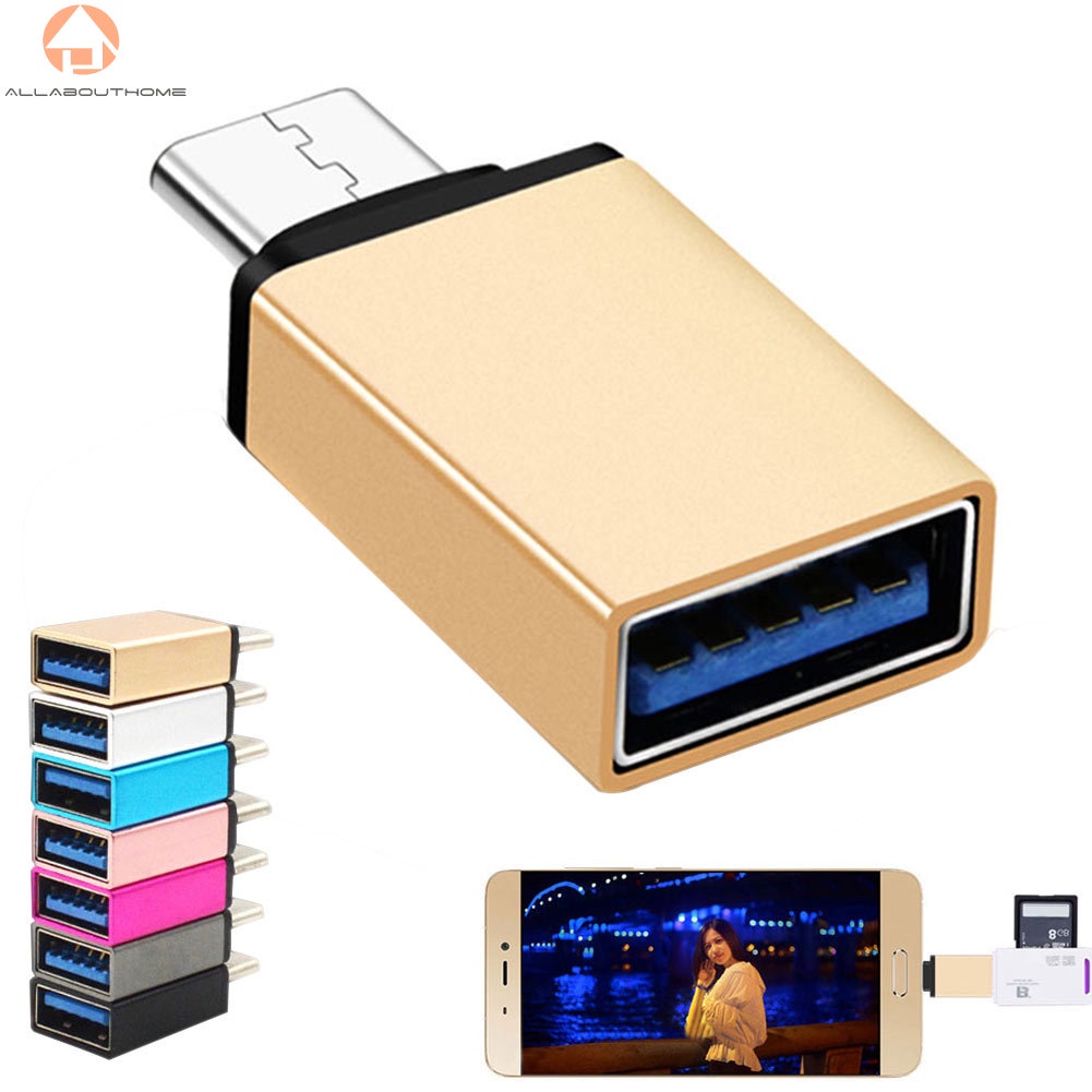Abh Cáp Chuyển Đổi Từ Đầu Usb 3.1 Type-C Sang Usb 3.0 Cho Điện Thoại / Máy Tính Bảng / Pc / Macbook | BigBuy360 - bigbuy360.vn