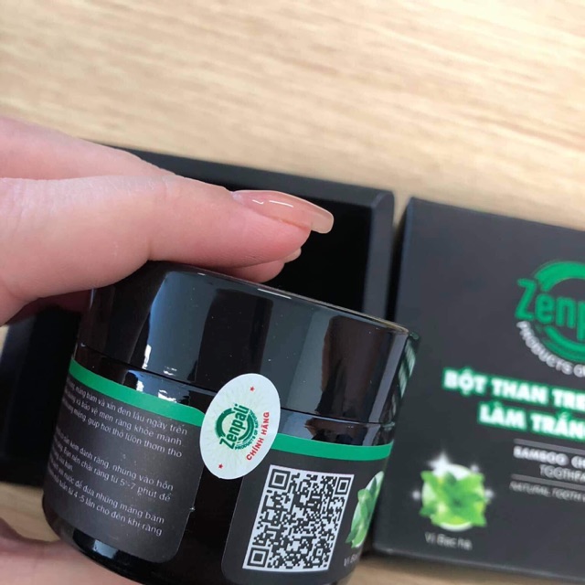 Bột than tre hoạt tính trắng răng