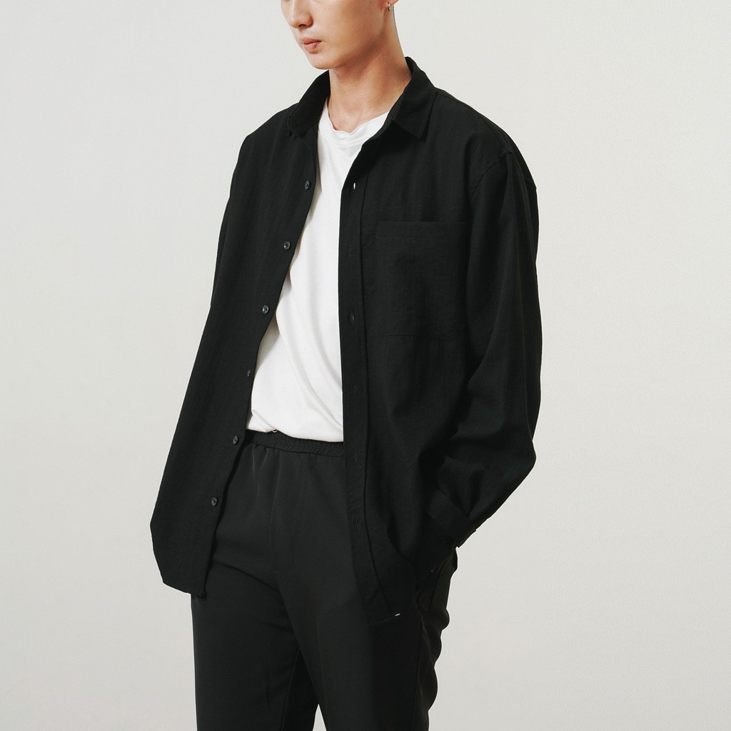 Áo Sơ Mi Dài Tay Cổ Đức Nam Cài Cá UNICUS Innova Shirt | BigBuy360 - bigbuy360.vn