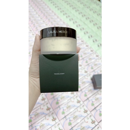 Phấn phủ bột Laura Mercier tranlucent  - Phấn phủ dạng bột kiềm dầu, nhẹ, mịn tự nhiên, hàng chuẩn chính hãng