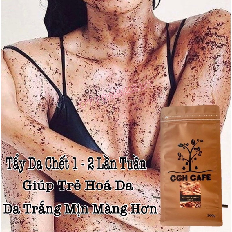 Bột Cà Phê Tẩy Da Chết Body - Mặt - Môi - Tay Chân ( ❤️ Mua 1 Được 3 )