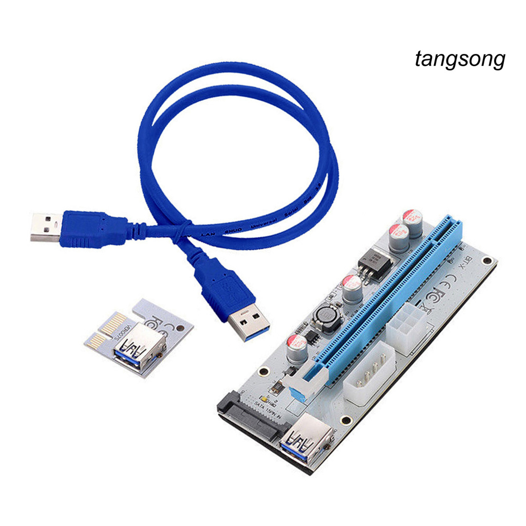 SATA Card Mở Rộng Ts-Usb 3.0 Pci-E Express 1x Sang 16x