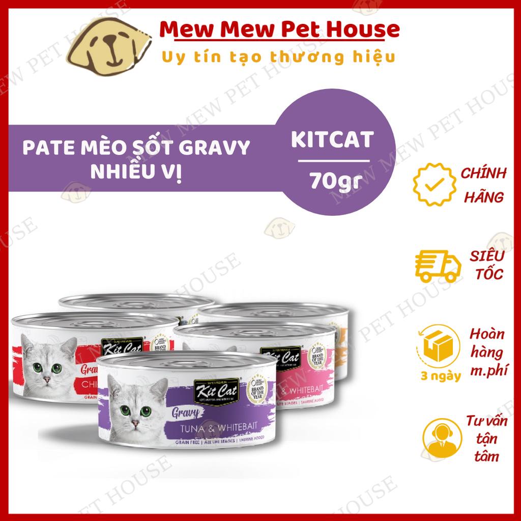 [Rẻ vô địch] [Siêu Sale] Pate Cho Mèo Kitcat Gravy Dạng Sốt (70g)
