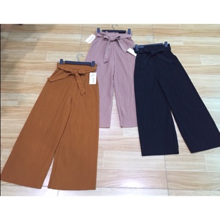 Quần ống rộng dập ly chất shop