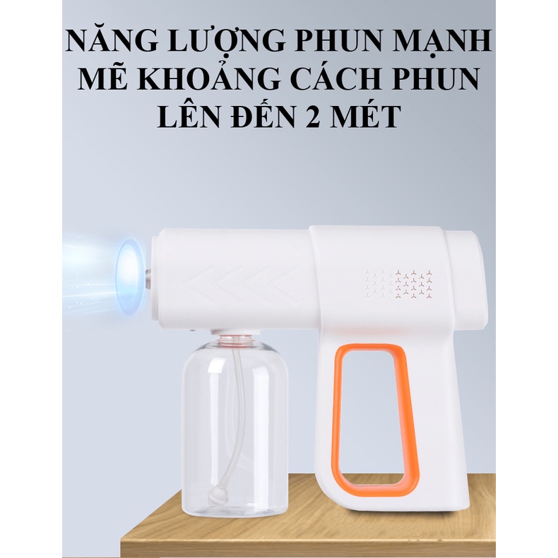 Máy phun sương cầm tay thế hệ mới K6X khử trùng diệt khuẩn có tia cực tím MPS00005