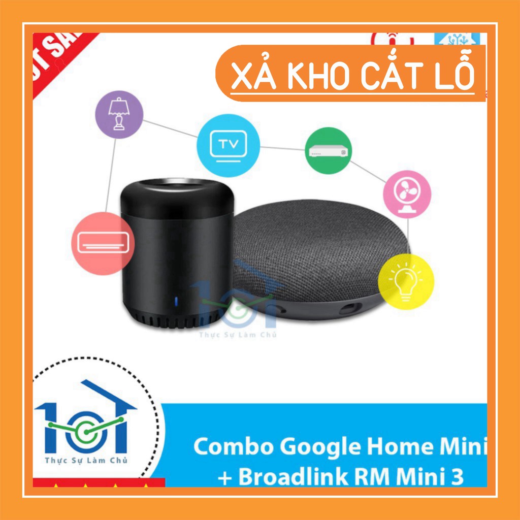 SIÊU ƯU ĐÃI Combo Smart Home bắt đầu bao gồm Loa Google và điều khiển hồng ngoại Broadlink Rm Mini 3 SIÊU ƯU ĐÃI