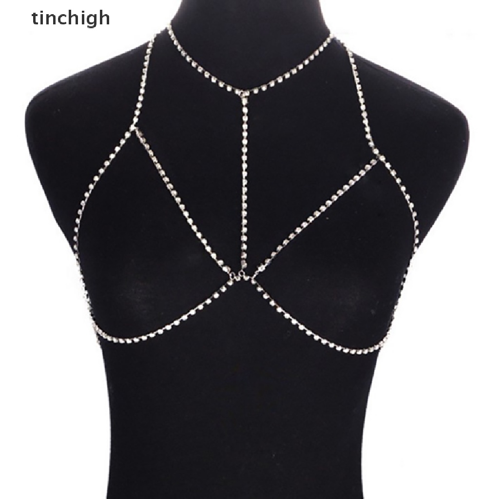 [TICHIG] Bikini Mắt Xích Kim Loại Đính Đá Pha Lê Phong Cách Mới