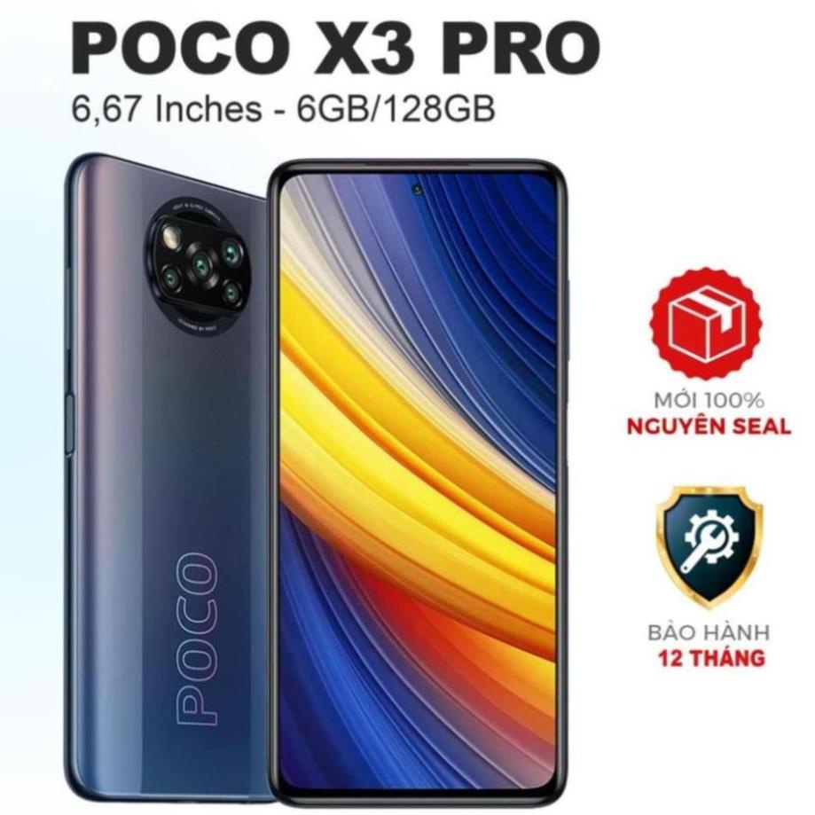 Điện thoại Xiaomi POCO X3 Pro 6.67"  Chính hãng mới 100% Có Tiếng Việt - 1 Đổi 1 - BH 1 Năm CAOW511