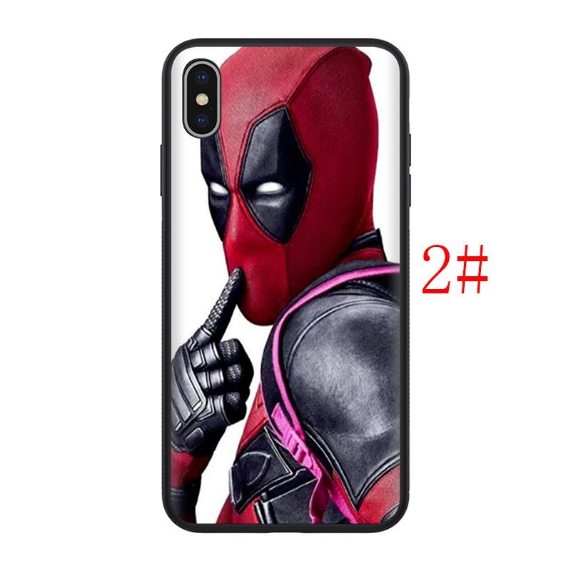 MARVEL Ốp Lưng Silicone Họa Tiết Hoạt Hình Deadpool Dễ Thương Cho Iphone 8 7 6s 6 Plus 5 5s Se 2016 2020