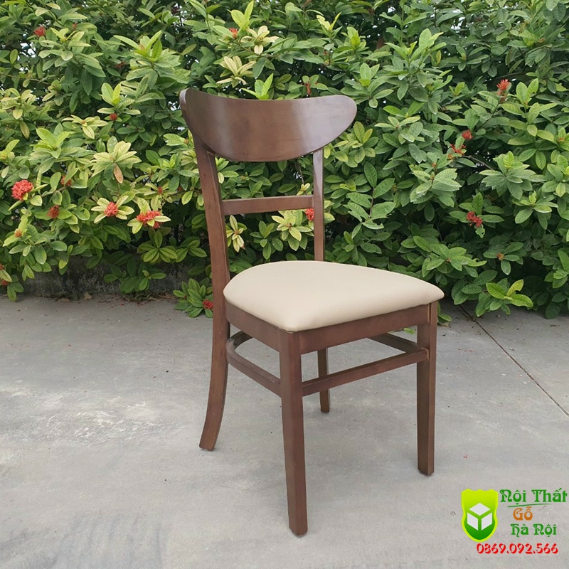🔴 FREE SHIP 🔴Ghế Panda Cafe, Ghế Bàn Ăn Mặt Nệm Si Thái Cao Cấp - Gỗ Hà Nội Furniture