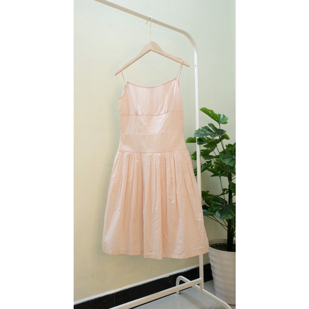 Đầm hồng pastel tiểu thư ( hàng si)