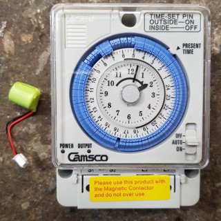 Timer Hẹn Giờ Cơ 24h CAMSCO TB35-N - Hàng Chính Hãng