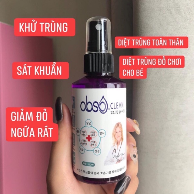 XỊT KHÁNG KHUẨN ABSO CLEAN S