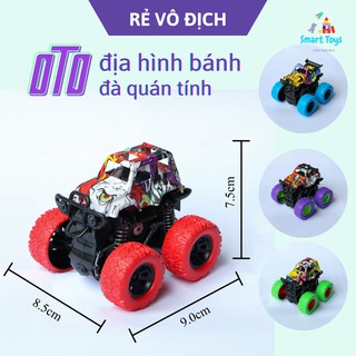 Đồ chơi xe ô tô địa hình bánh đà quán tính, chống lật chạy trên mọi địa hình, nhựa nguyên sinh an toàn
