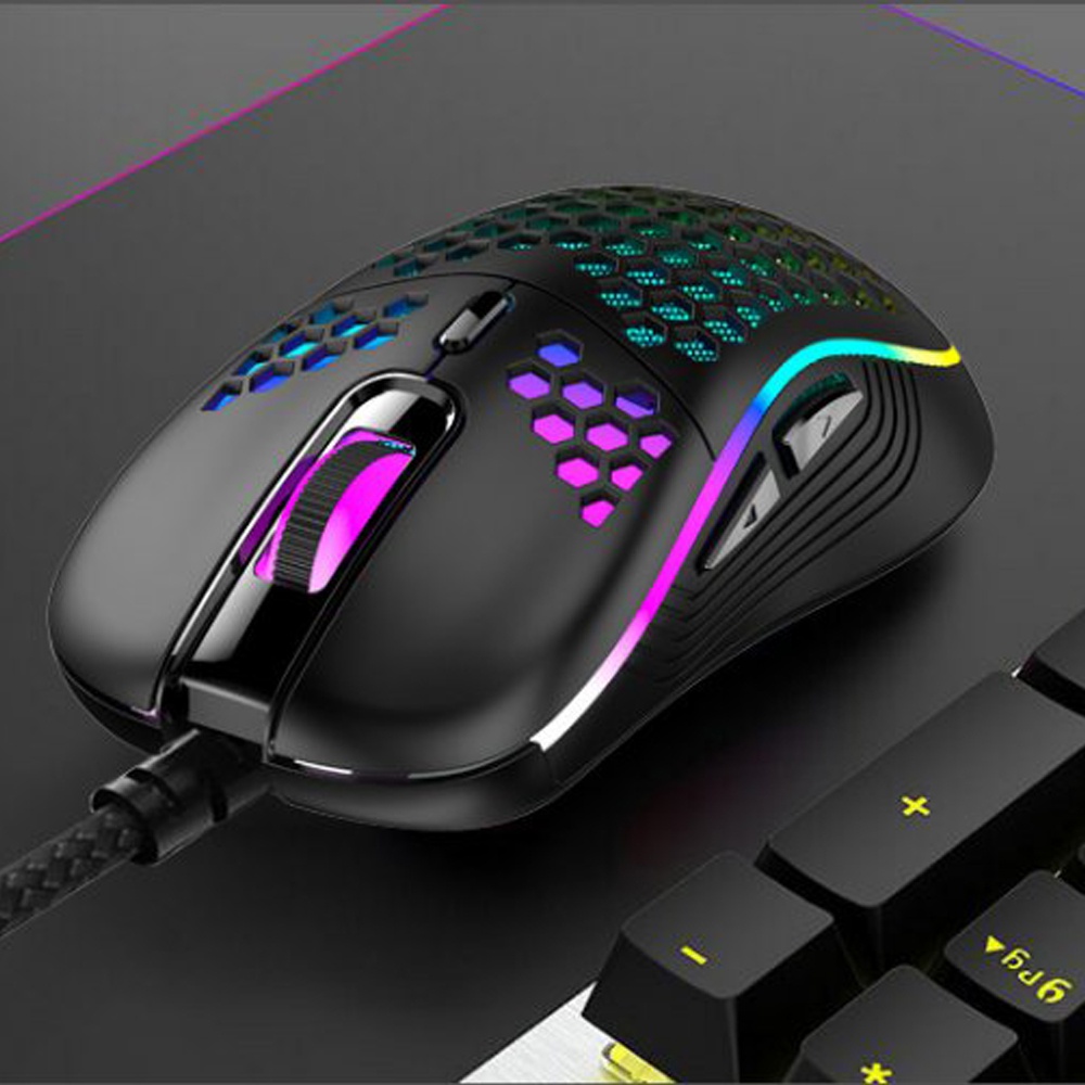 Chuột Gaming Có Dây YINDIAO D110, Led RGB DPI 4800 Phù Hợp Văn Phòng Và Chơi Game