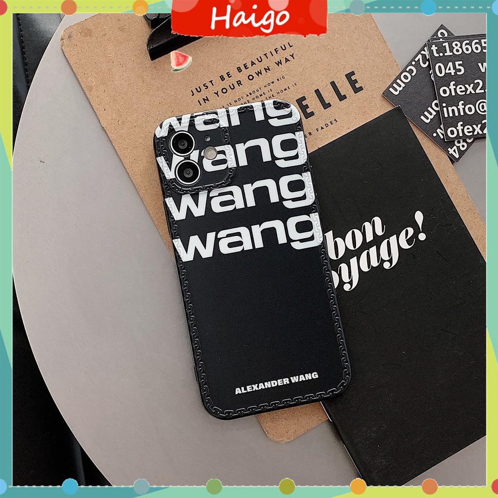 ALEXANDER WANG Ốp Lưng Nhựa Mềm In Hình Hoạt Hình Cho Iphone12 Mini 11 Pro Max 6 / 6s 7 / 8plus Se2 X / Xs Xr Xsmax # Hg3824