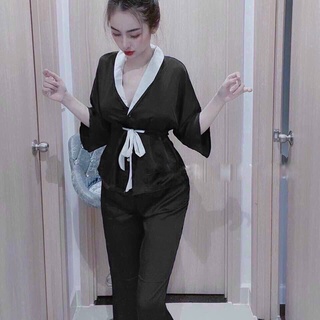 Set Bộ Phi Bóng Cột Nơ Eo (KÈM VIDEO CẬN CHẤT VẢI)