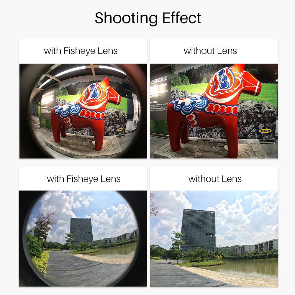 ỐNG LENS MẮT CÁ CHO GOPRO - OA-6 ULANZI OSMO ACTION FIS