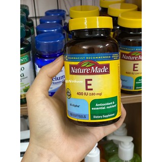 (BILL MỸ) Vitamin E NatureMade 180v