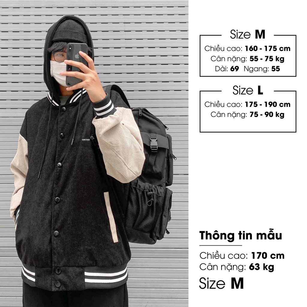 ÁO KHOÁC FF OVERSIZE HOODIE VARSITY | BigBuy360 - bigbuy360.vn