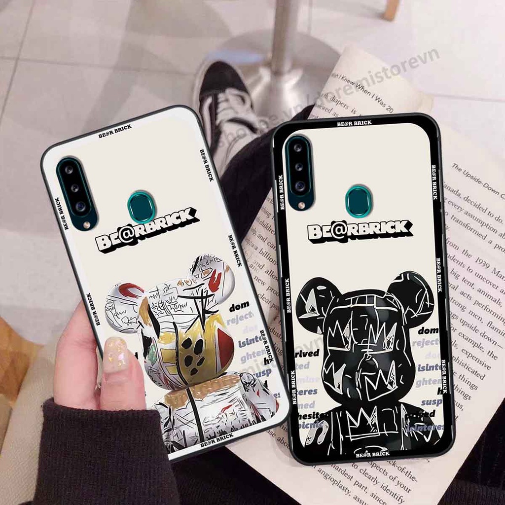Ốp Samsung A20s thể thao, bear brick, ốp lưng dẻo thời trang bền đẹp