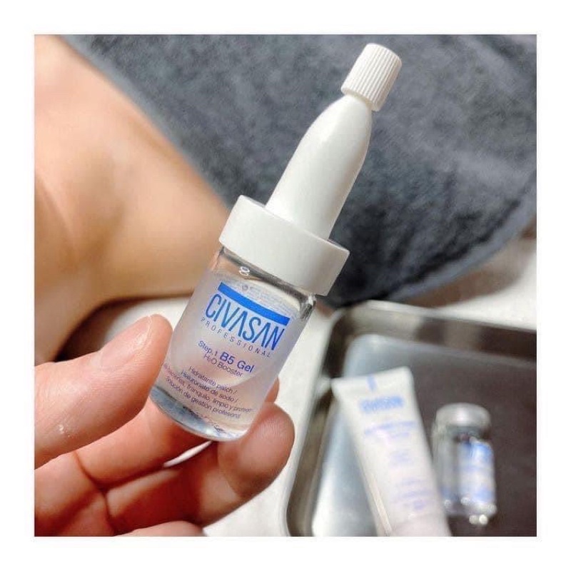 Serum cấp nước, phục hồi da căng bóng Civasan B5 Gel H20 Booster 5x5ml